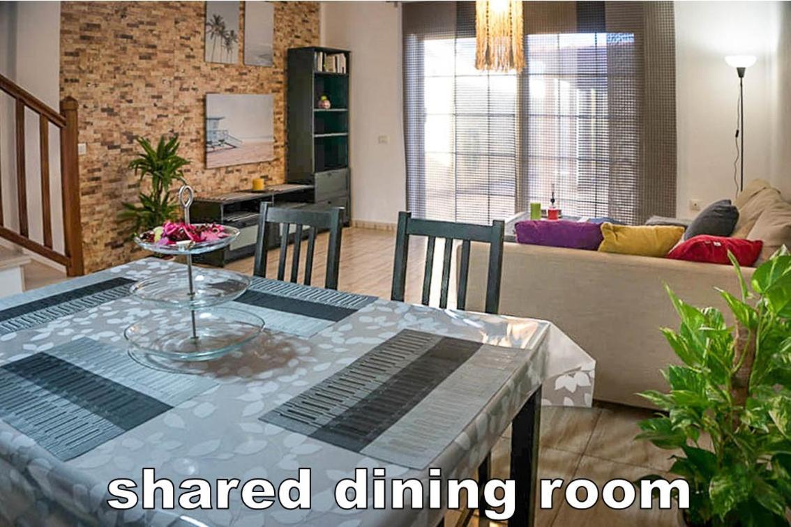Casa La Sonrisa Shared House Hotell El Médano Eksteriør bilde